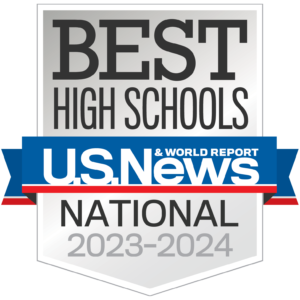 Best HIgh Schools Badge Award from US News and World Report for 2023-2024