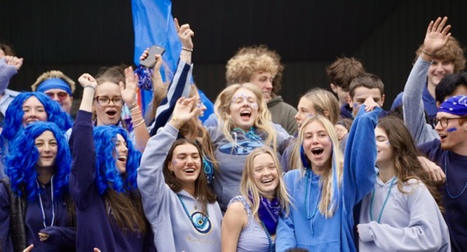 East Students Celebrating