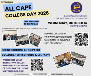 Flyer about College Fair on October 14th