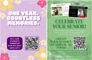 Thi is a flyer for yearbook sales.